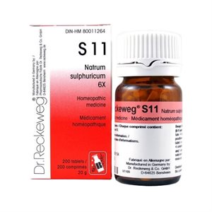  Dr.Reckeweg S11 - Natrum sulph 6X 200 comprimés 
