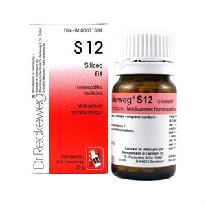  Dr.Reckeweg S12 - Silicea 6X 200 comprimés 