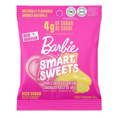 Smartsweets Bonbons gélifiés Barbie limonade rose de rêve