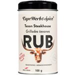 Cape Herb & Spice Rub Assaisonnement Grillades Texanes Doux 100 G