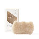 Bathorium Éponge exfoliante pour le corps Konjac aux noix 60g