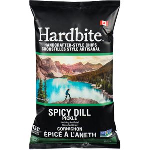 Hardbite Handcrafted-Style Chips Spicy Dill Pickle 150 g