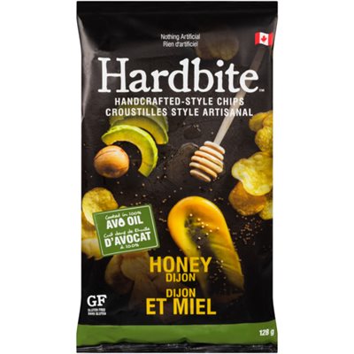 Hardbite Handcrafted-Style Chips Honey Dijon 128 g