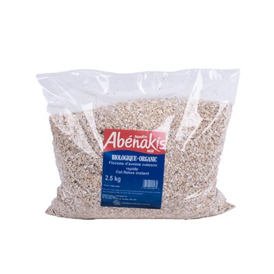 Abénakis Flocon Avoine Cuisson Rapide Bio 2.5kg Abénakis Flocon Avoine Cuisson Rapide Bio 2.5kg