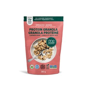 One Degree Organic Gf Sprouted Cinnamon Raisin Protein Granola 283g