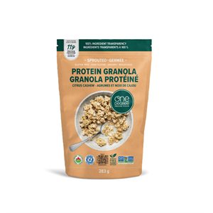 One Degree Organic Gf Sprouted Citrus Cashew Protein Granola 283g