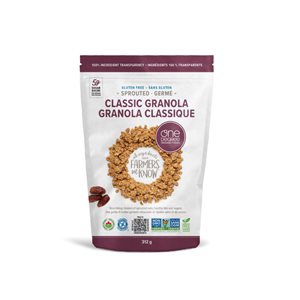 One Degree Organic Gf Sprouted Classic Granola 312g