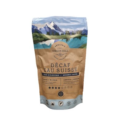 Virgin Hill Organic Swiss Water Decaf, Ground Coffee