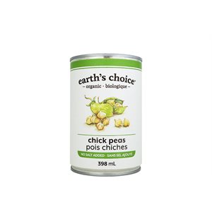 Earth's Choice Chick Peas Organic 398 ml 