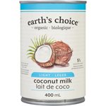 Earth's Choice Coconut Milk Light Organic 400 ml 