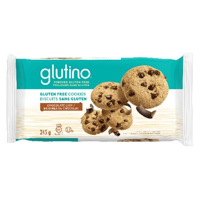 Glutino Biscuit Caprice Brisures De Chocolat 245G