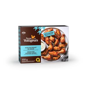 Organic GrainFed Chicken Wings 550G