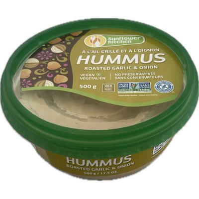 Sunflower Kitchen Hummus À L'Ail Grillé Et Oignon 500G Sunflower Kitchen Hummus À L'Ail Grillé Et Oignon 500G