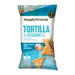 SIMPLYPROTEIN PROTEIN TORTILLA CHIPS SEA SALT 130g