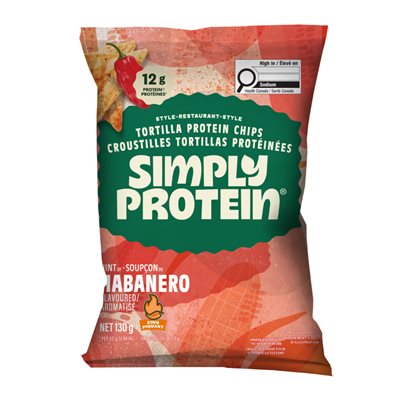 SIMPLYPROTEIN CROUSTILLES TORTILLAS PROTEINEES SOUPÇON HABANER0 130g