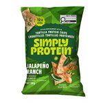 Simplyprotein Croustilles Tortillas Protéinées Jalapeno Ranch 130G