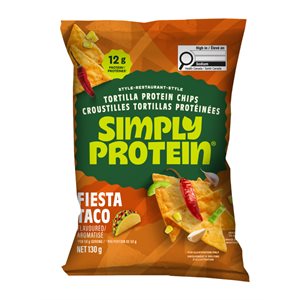 Simplyprotein Fiesta Taco Tortilla Protein Chips 130G
