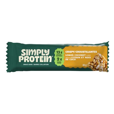 Simply Protein Lemon Coconut Snack Bar