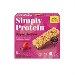 Simply Protein Barres collations trempées chocolat aux fraises