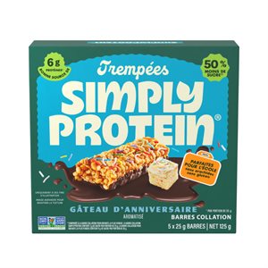 Simplyprotein Birthday Cake Dipped Snack Bars 125G