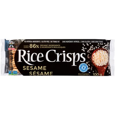 Hot-Kid Rice Crisps Rice Crackers Sesame 100 g 