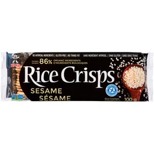 Hot-Kid Rice Crisps Rice Crackers Sesame 100 g 