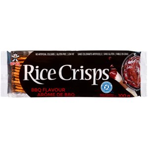 Hot-Kid Rice Crisps Craquelins de Riz Arôme de BBQ 100 g