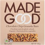 Made Good Barres Granola Pépites de Chocolat 5 Barres x 24 g (120 g) bio