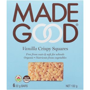 Made Good Crispy Squares Vanilla 6 Bars x 22 g (132 g)