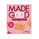 Made Good Organic Crispy Squares Strawberry 6 Bars x 22 g (132 g) 