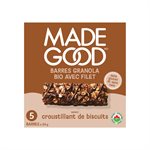 Made Good Organic Chocolate Drizzled Granola Bars Cookie Crumble 5 Bars x 24 g (120 g) 