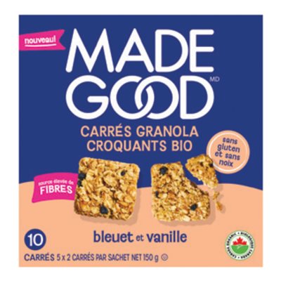Made Good Organic Blueberry & Vanilla Crunchy Granola Squares 150g