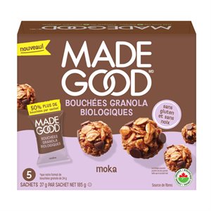 Made Good Bouchées Granola Moka Biologique 185G
