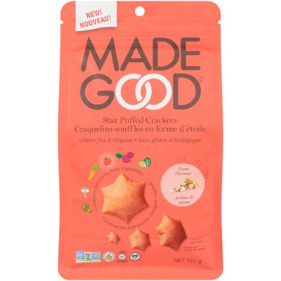 Made Good Star Puffed Crackers Pizza Flavour 121 g 121g