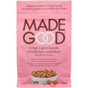 Made Good Granola Léger Croustillant Fraise 284 g bio
