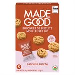 Made Good Organic Soft Baked Mini Cookies Sweet Cinnamon 5 Portion Packs x 24 g (120 g) 