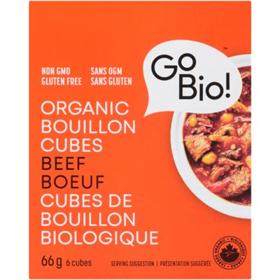 GoBio! Organic Bouillon Cubes Beef 6 Cubes 66 g 