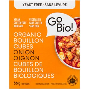GoBio! Organic Bouillon Cubes Onion 6 Cubes 66 g 