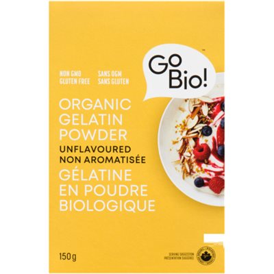 GoBio! Organic Gelatin Powder Unflavoured 150 g 150g