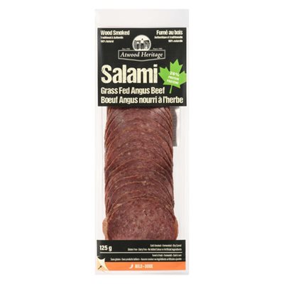 Atwood Heritage Salami Angus Beef Grass Fed 125g