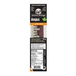Atwood Heritage Grass Fed Angus Beef Sausage Sticks - Mild - 2Pk
