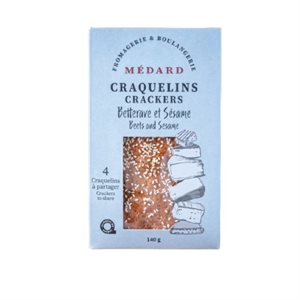 Fromagerie Médard Beets And Sesame Crackers 140g