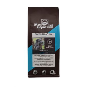 Cafe Mystique Organic Coffee Water Decaf. Blend Dark Beans 395g