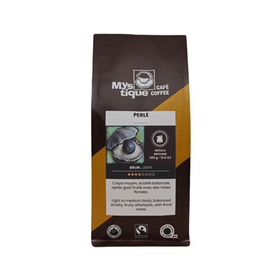 Café Mystique café bio Mi Brun Perle Mélange Mouture Filtre 300g