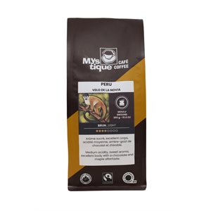 Cafe Mystique Organic Coffee Peru Medium Light Filter Grind 300g