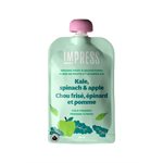 Impress Organic Kale, Spinach & Apple Cold-Pressed Puree (Pouch) 85Ml