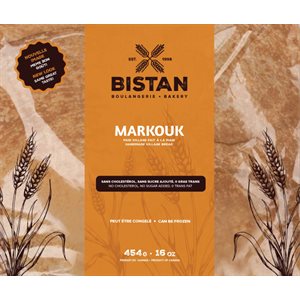 Bistan Bakery Markouk saj whole wheat 454g