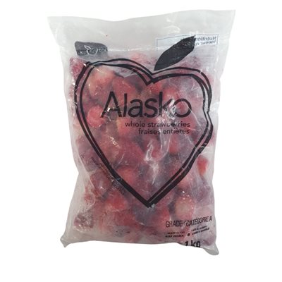 Alaska Frozen Whole Strawberries 1kg
