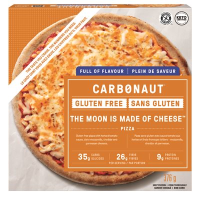 CARBONAUT PIZZA AU FROMAGE SANS GLUTEN 376g