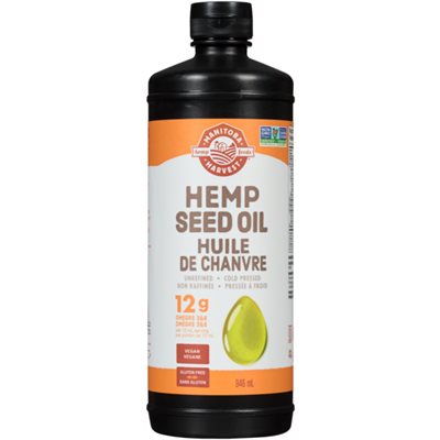 Manitoba Harvest Hemp Foods Huile de Chanvre 946 ml